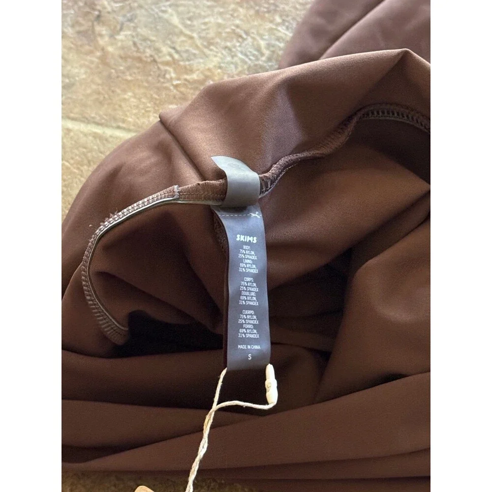 Skims Shaping Swim Long Sarong Skirt Size Small Cocoa